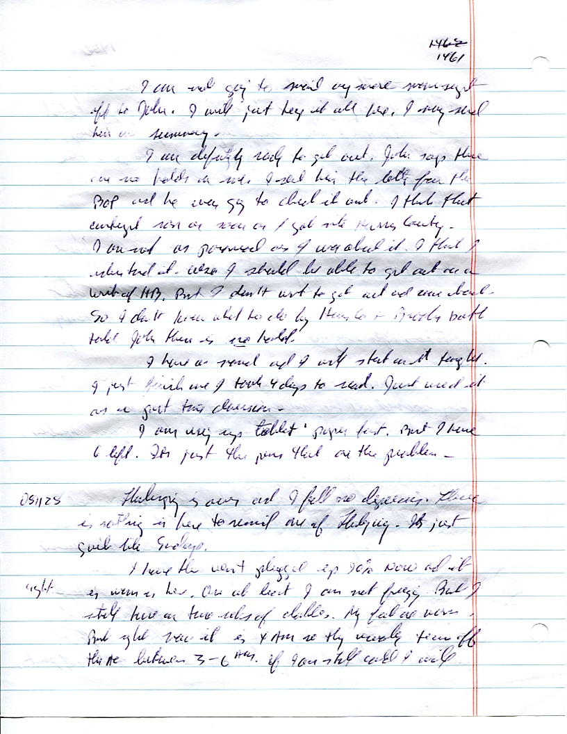 Dr John WorldPeace 2008 Prison Journal